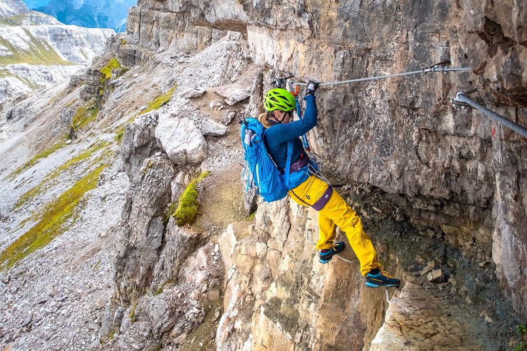 Via Ferratas in the Dolomites - Shoes