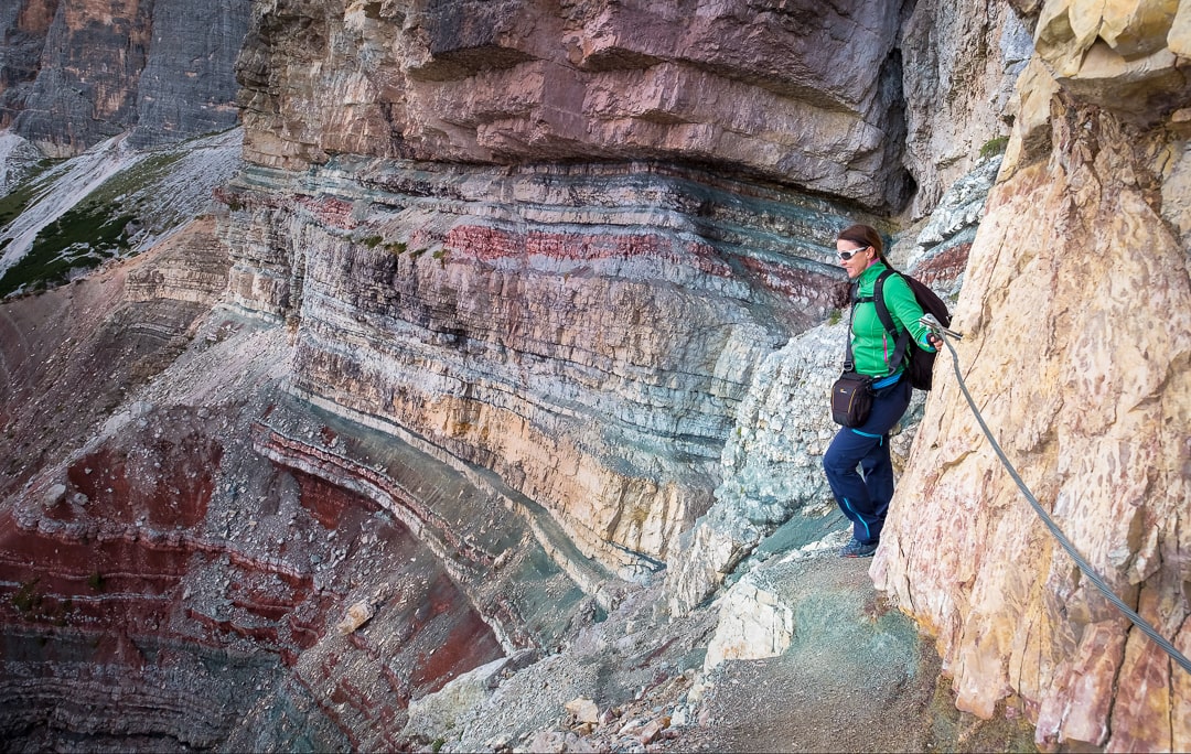 Sentiero attrezzato Astaldi DOLOMITES TOFANA 