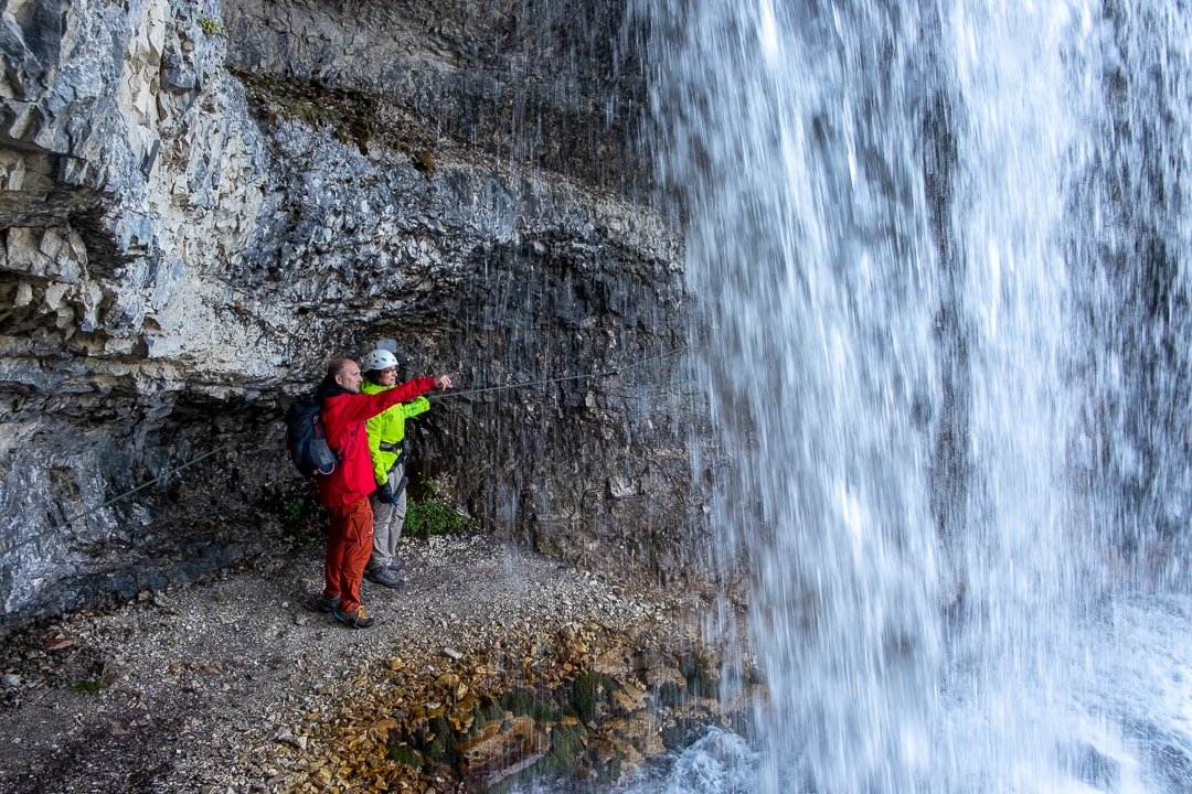 Vie ferrate Cascate Rio di Fanes DOLOMITES