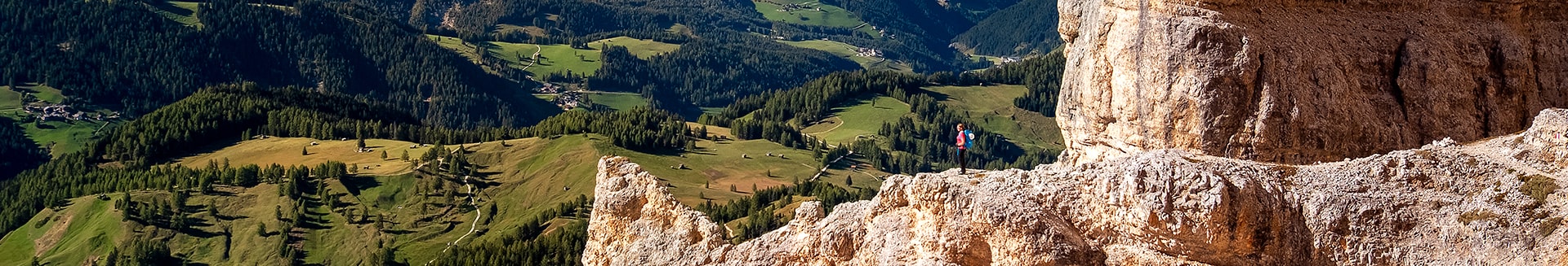 Sentiero attrezzato Sasso della Croce e Sasso delle Dieci  Dolomites