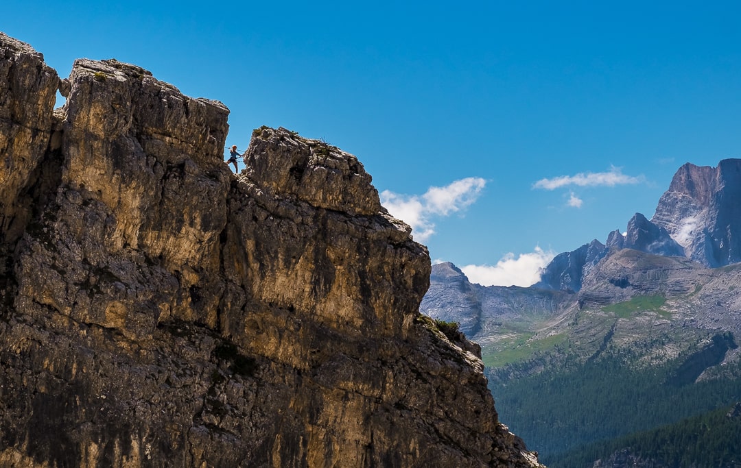 Via ferrata Ra Pegna DOLOMITES - TOFANA - Rifugio Duca d'Aosta