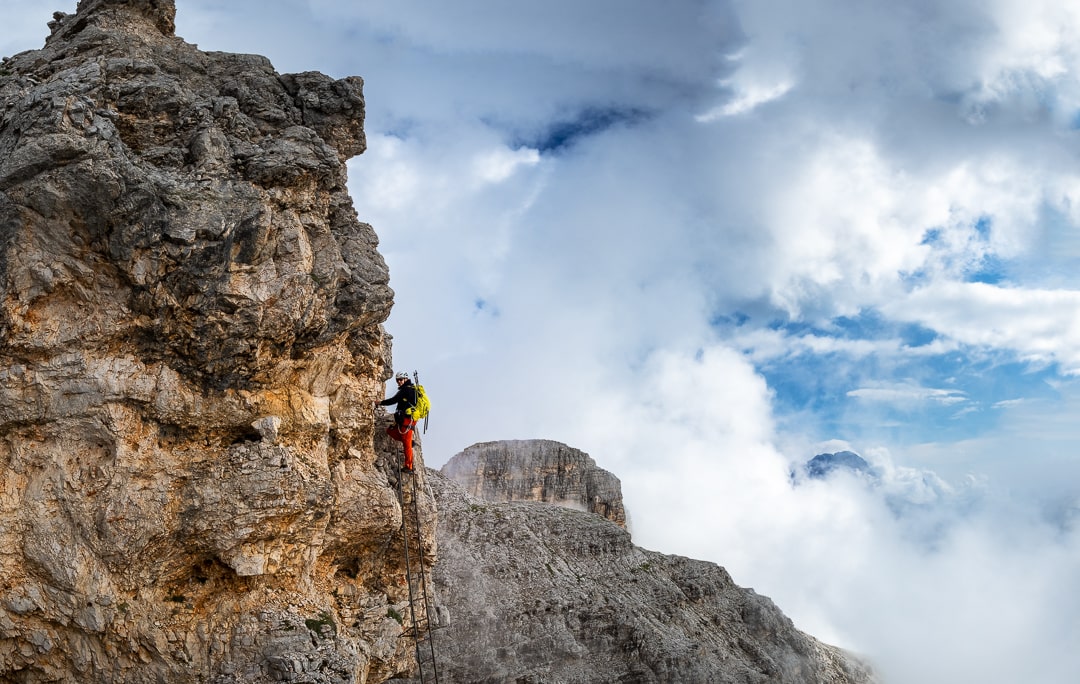 Sentiero attrezzato Giuseppe Olivieri DOLOMITES