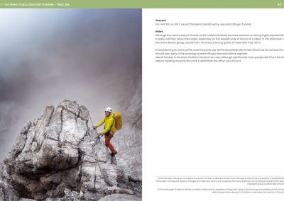 High above the valleys, surrounded by mist – unforgettable moments on our journey along the exposed ledges of the Bocchette route